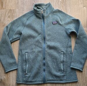 Patagonia jacket, gree kids size XL/14